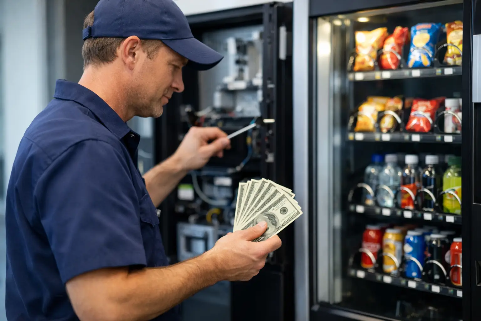 Vending Machine Maintenance Service That Pays